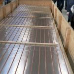 Flachkollektor Blechrückseite