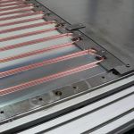 Flachkollektor vor dem Verschweißen